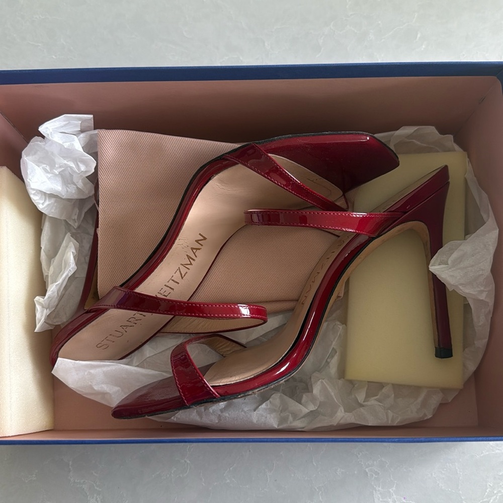 Stuart wietzman heels in patent red